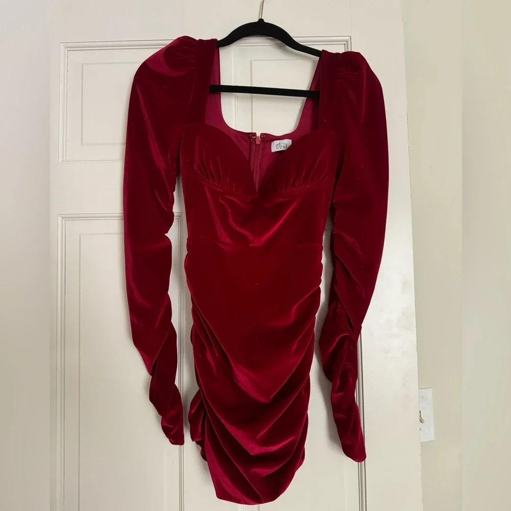 Oh Polly Red Mini Dress - Picture 2 of 4